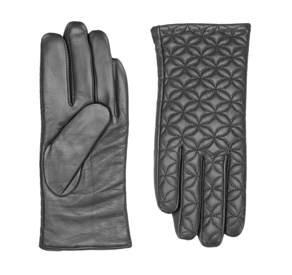 Flora leather gloves