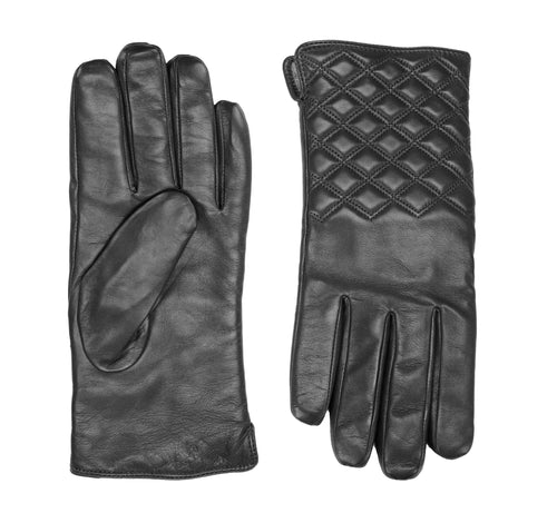 Leather Gloves with Cashmere Lining - Marie